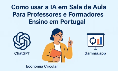 Como usar a IA em Sala de Aula – Para Professores e Formadores do Ensino