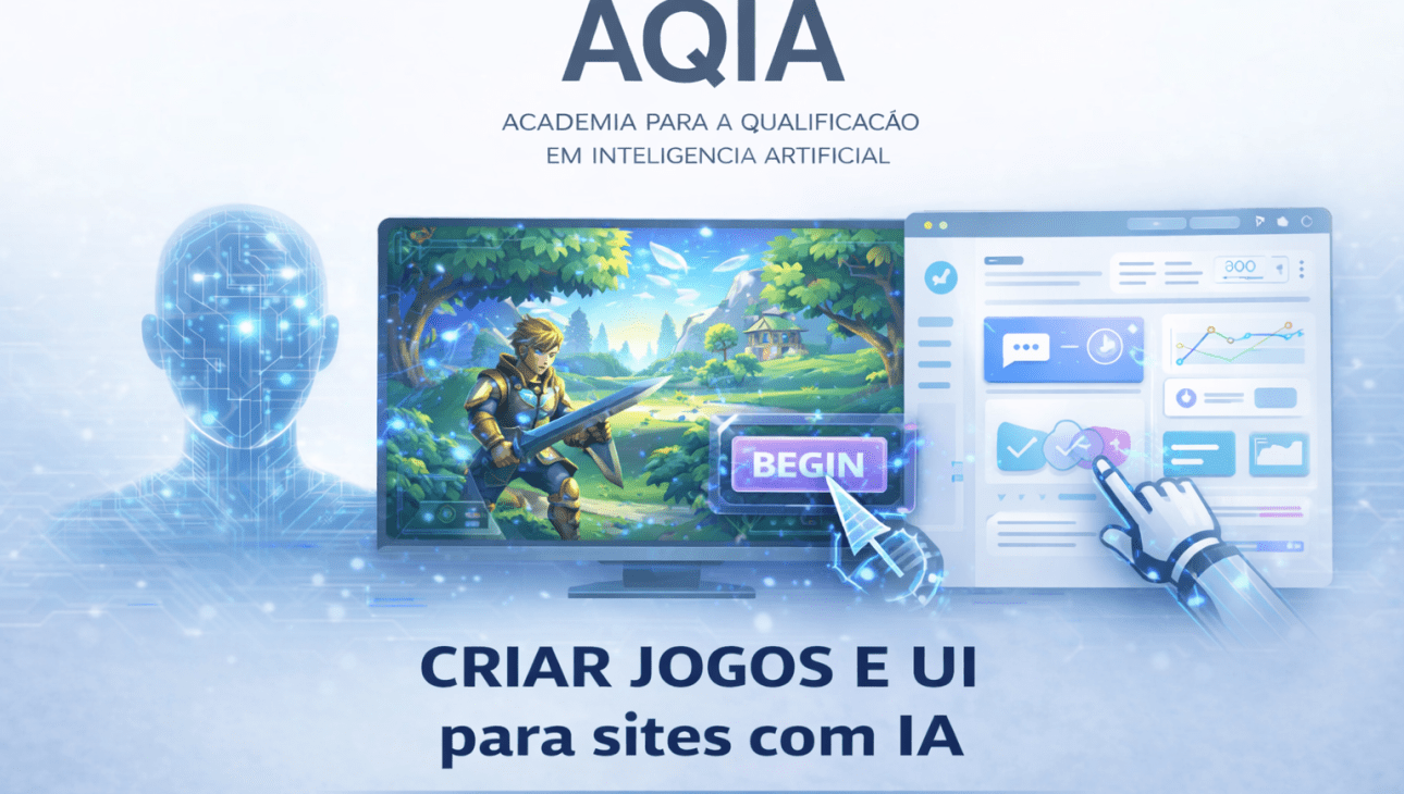 Série: Criar jogos e experiência do utilizador para sites com IA