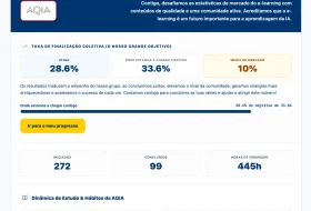 Formação em Inteligência Artificial com acompanhamento: Plataforma de Progresso AQIA